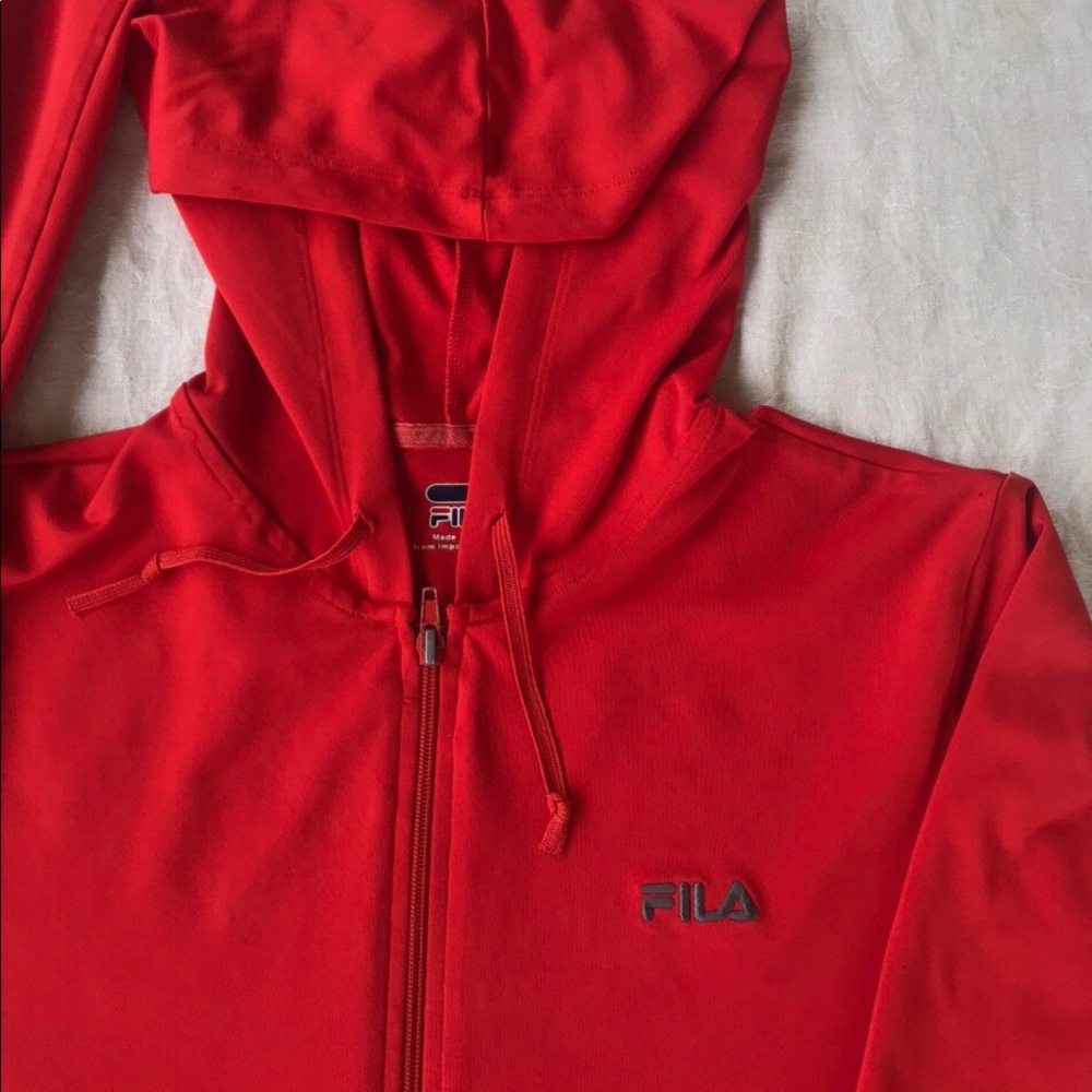 red fila jacket